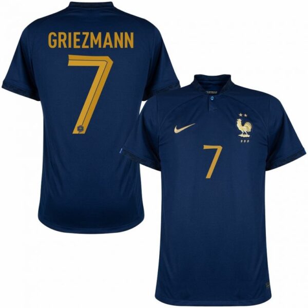 Maillot Griezmann Equipe de France Domicile Coupe Du Monde 2022