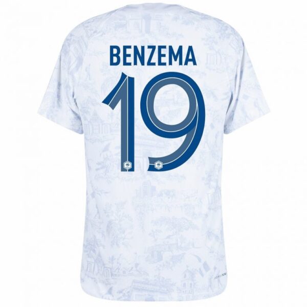 Maillot Benzema Equipe de France Extérieur Coupe Du Monde 2022 – Image 2