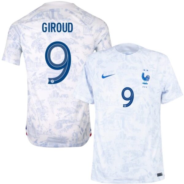 Maillot Giroud Equipe de France Extérieur Coupe Du Monde 2022