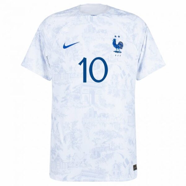 Maillot Mbappé Equipe de France Extérieur Coupe Du Monde 2022 – Image 3