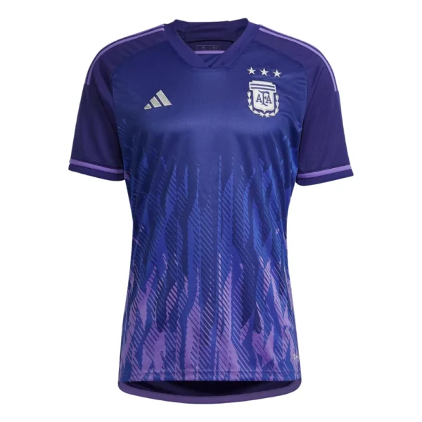 Maillot Argentine 3 Étoiles Extérieur Champion Coupe Du Monde 2022-2023