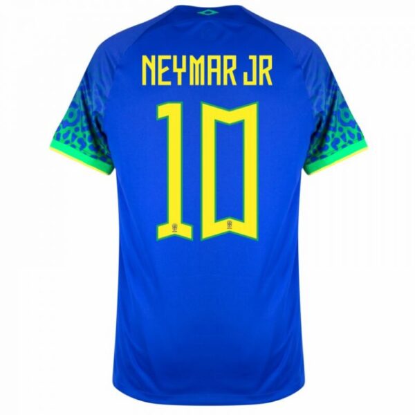 Maillot ENFANT/JUNIOR Neymar Jr Brésil Extérieur Coupe Du Monde 2022 – Image 2