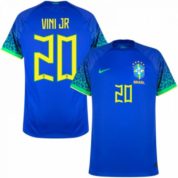 Maillot Vinicius Jr Brésil Extérieur Coupe Du Monde 2022