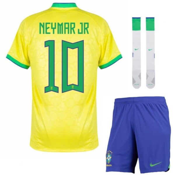 Maillot ENFANT/JUNIOR Neymar Jr Brésil Domicile Coupe Du Monde 2022