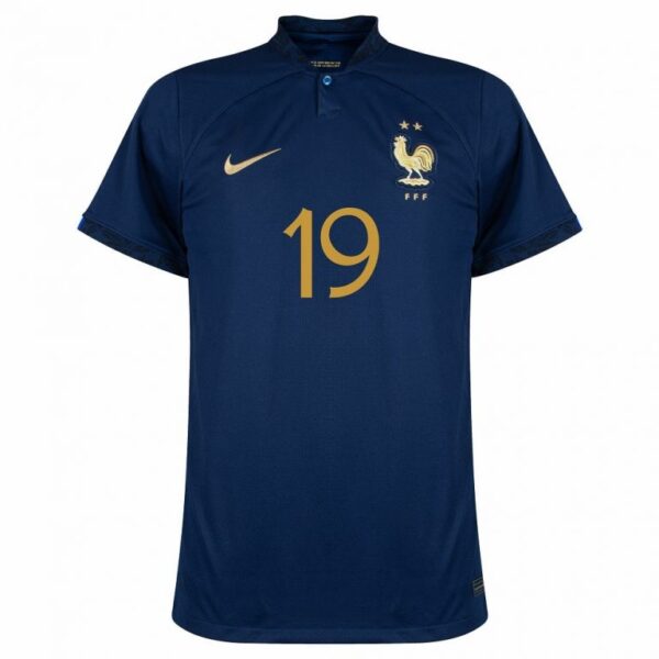 Maillot Benzema ENFANT/JUNIOR Equipe de France Domicile Coupe Du Monde 2022 – Image 3