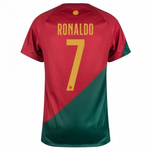 Maillot Cristiano Ronaldo Portugal Domicile Coupe Du Monde 2022 – Image 3