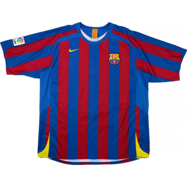 Maillot Vintage Messi Barcelone Domicile 2005-2006 – Image 2