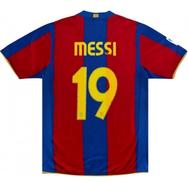 Maillot Vintage Messi Barcelone Domicile 2007-2008