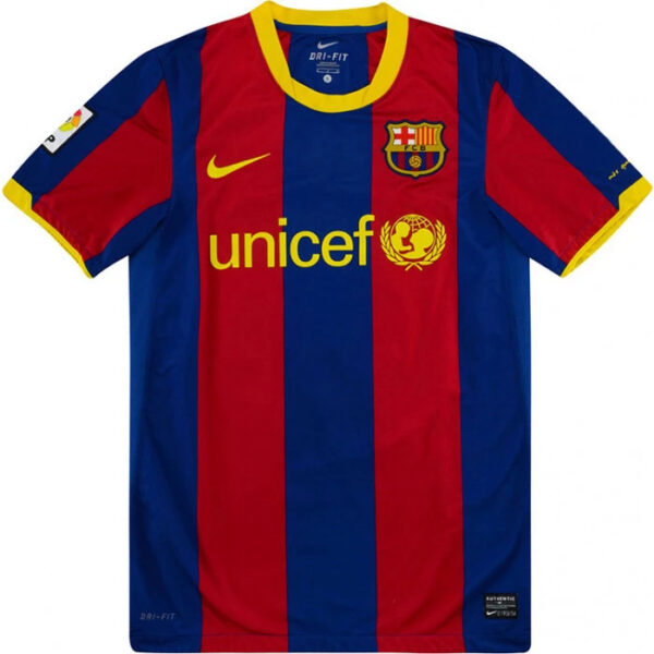 Maillot Vintage Messi Barcelone Domicile 2010-2011 – Image 2