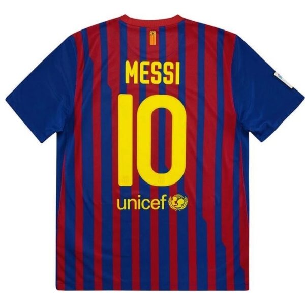 Maillot Vintage Messi Barcelone Domicile 2011-2012