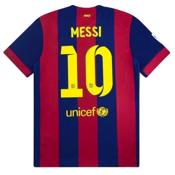 Maillot Vintage Messi Barcelone Domicile 2014-2015