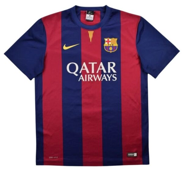 Maillot Vintage Messi Barcelone Domicile 2014-2015 – Image 2