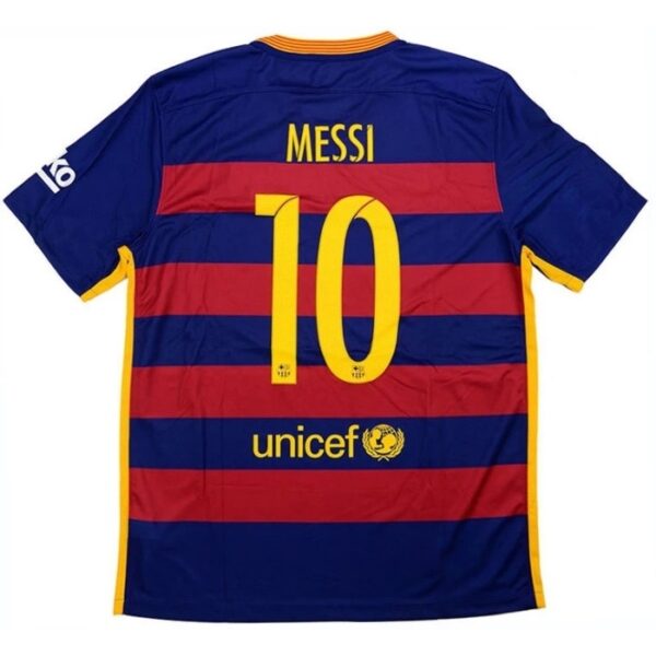 Maillot Vintage Messi Barcelone Domicile 2015-2016