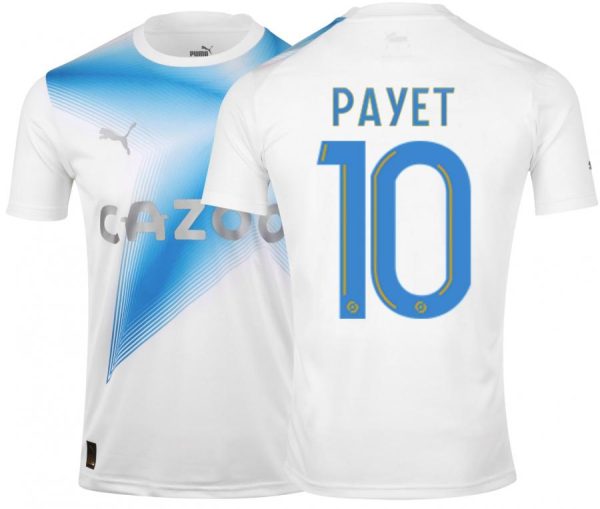 Maillot OM Olympique de Marseille Payet 30 ans Célébration Fourth