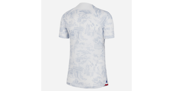 Maillot Femme France Extérieur Euro 2022 Blanc – Image 2