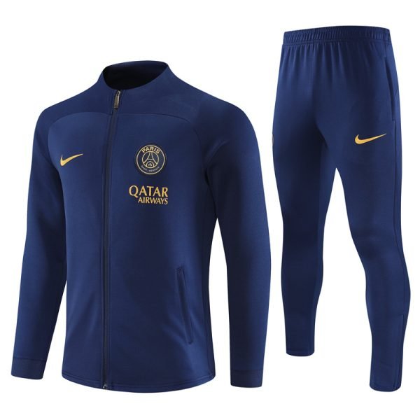 Survêtement veste zippée ENFANT/JUNIOR PSG 2023-2024 - Bleu Marine