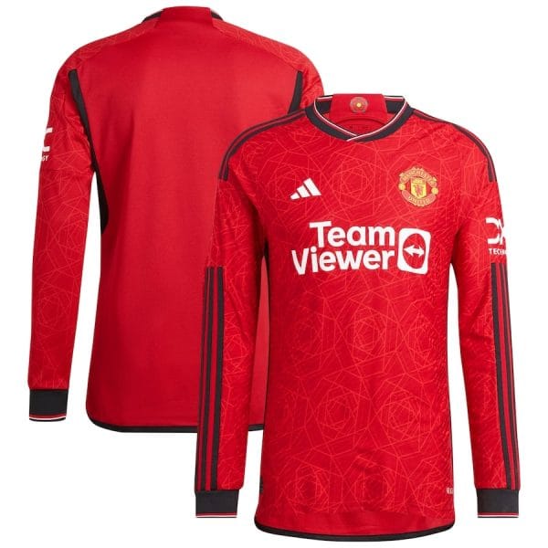 Maillot Manches Longues Manchester United Domicile 2023-2024