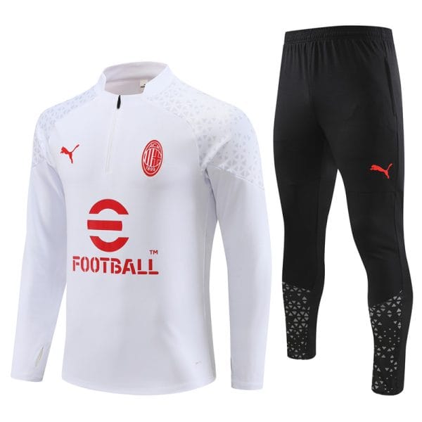 Survêtement ENFANT/JUNIOR AC Milan 2023-2024 - Blanc/Rouge/Noir