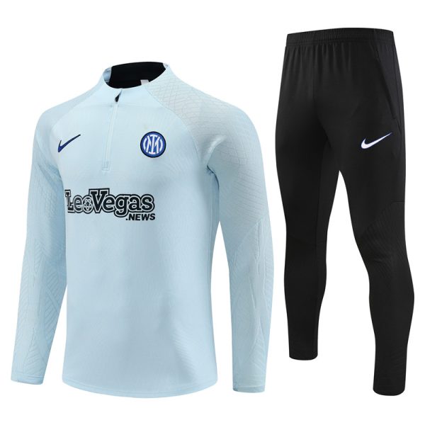 Survêtement ENFANT/JUNIOR Inter Milan 2023-2024 - Bleu ciel/Noir