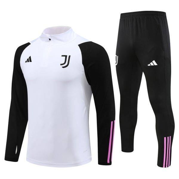 Survêtement ENFANT/JUNIOR Juventus Turin 2023-2024 - Blanc/Noir