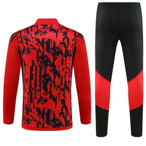 Survêtement ENFANT/JUNIOR Manchester United 2023-2024 - Noir/Rouge – Image 2