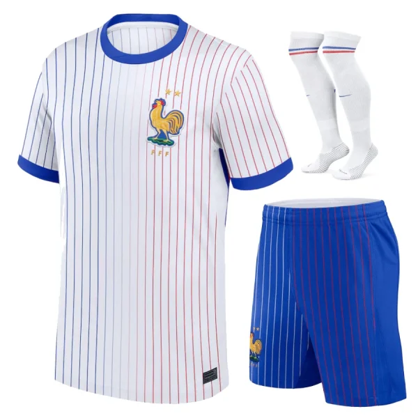 Maillot ENFANT/JUNIOR Équipe de France Extérieur Euro 2024