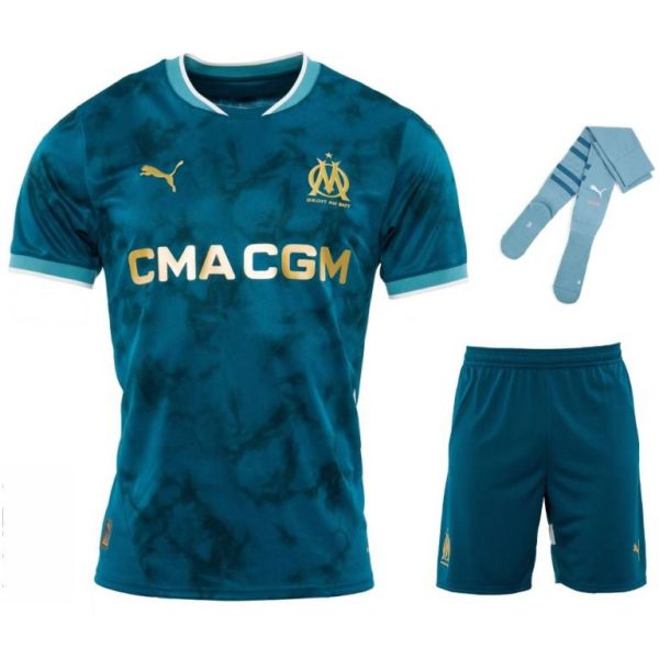 Maillot ENFANT/JUNIOR OM Olympique Marseille Extérieur 2024-2025