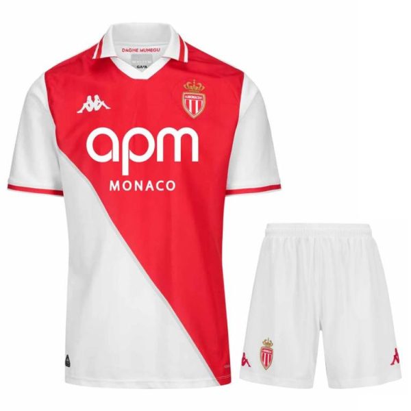 Maillot ENFANT/JUNIOR AS Monaco Domicile 2024-2025